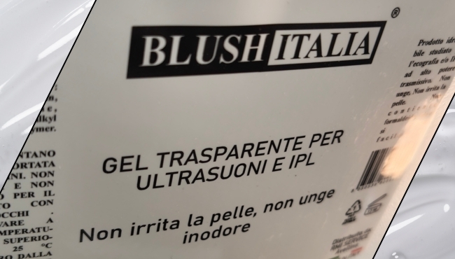 Gel Trasparente per Apparecchiature Medicali da lt.5 by Blush Italia